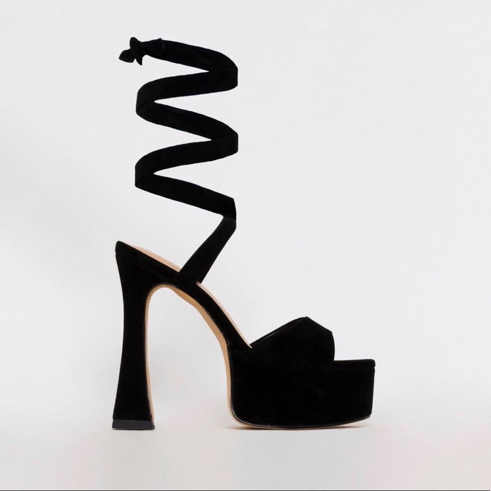 Simmi Shoes “Melly” open toe Platform heels